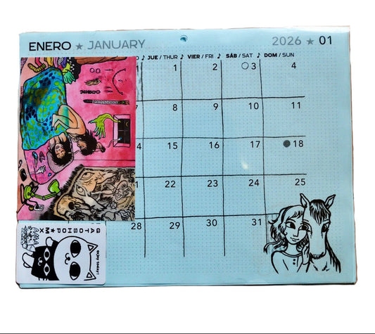Calendario de Pared 2026 x Inechi
