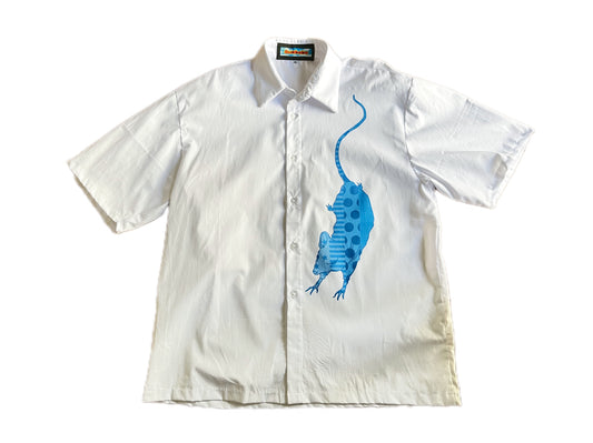 camisa rata azul
